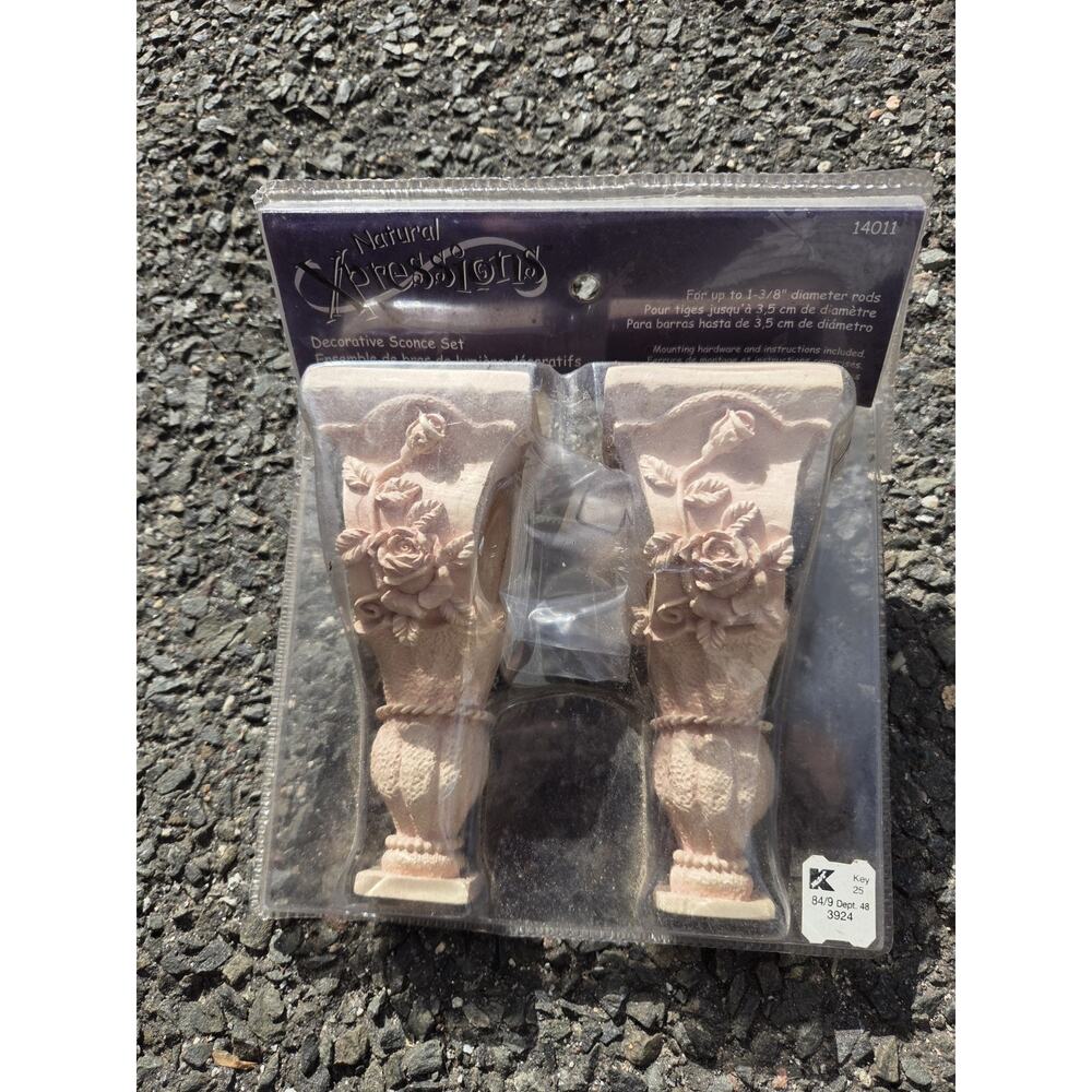 Woodland Collection Sconce Curtains Flowers Window Victorian Roses